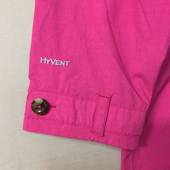 The North Face Hyvent Pink Trench Coat. Girl size XL(18), Fit for Ladies’ Sz S - Picture 4 of 13